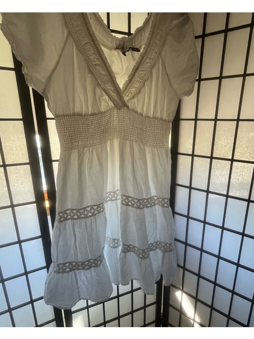 Speed Control White dress - perfect for the summer